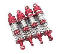 VVHKMSIL 14210 14209 2-pack Metal Upgrade Parts 14mm Oil Pressure Shock Absorber Compatible With RC Car Accessories 14210 14209(Red)