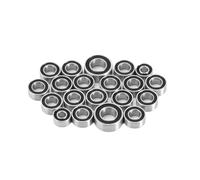 VVHKMSIL 20pcs Sealed Steel Bearing Kit Compatible with 1/24 RC Crawler SCX24 Upgrade