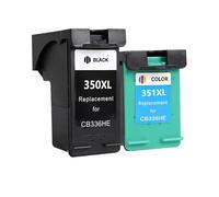 VVHKMSIL 350XL 351XL Ink Cartridge Compatible With Printer Models 350 351 350 D4200 D4260 D4263 D4360 J5730 J5780 J5785 J5790 J6410 J6413(1 SET)