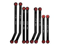 VVHKMSIL 4 Links Set Clearance Upgrade Compatible With 1/24 Scale RC Crawler Models Like SCX24 C10 And Bronco Base Camp(Black)