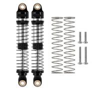 VVHKMSIL 59MM Long Threaded Shock Absorber Oil Damper Upgrade Part Compatible With 1/18 Scale RC Crawler Models 4M 42 Set Of 4(Black)