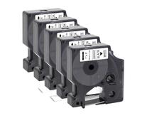 VVHKMSIL 5Pcs 18051 18052 Compatible Heat Shrink Tube 18053 18054 18055 18056 Label Tape Works With 4200 5000 5200 Printer(1805443)