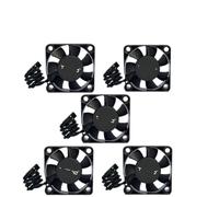 VVHKMSIL 5Pcs RC Car Cooling Fan 4010 3510 3010 Speed Heat Dissipation Compatible 4268 4274 1/10 1/8 1/7(4010)