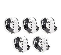 VVHKMSIL 62mm X 30.48Meter Label Roll Compatible With Printer Supplies For Thermal Printer QL-700 QL-800 For Part Number DK-22205 DK-2205(5 Pcs)