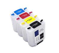 VVHKMSIL 82 Refillable Ink Cartridge With Auto Reset Chip Compatible With Designjet 510 Printer Models