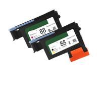 VVHKMSIL 88 Printhead C9381A C9382A Compatible Officejet Pro K5400 K550 K8600 L7480 L7550 L7590 L7650 L7580(2 Pcs)