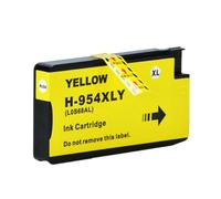 VVHKMSIL 954 954xl Full Ink Cartridge Set BK C M Y Compatible With OfficeJet Pro 7740 8210 8710 8715 8716 8720 8725 8730 8740 Series Printers(Yellow)