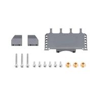 VVHKMSIL Adjustable CNC Aluminum Servo Mount Compatible With 1 24 Scale RC Crawler SCX24 Upgrade Parts(Grey)