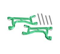VVHKMSIL Aluminum Upper A Arm Set Front Rear Compatible With 1/10 MAXX 1 0 1 8 6S MAXX CNC Metal Upgrade Accessories(Green)