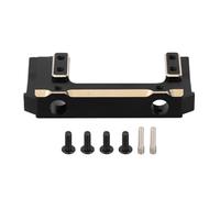 VVHKMSIL Black Rebating Metal Front Servo Mount Compatible with 1/10 RC Crawler Car II 90046 90047 Upgrade Parts