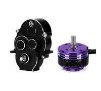 VVHKMSIL Brushless Fat 2204 Outrunner Motor & Transmission Compatible With 1/18 RC Crawler(Motor Transmission)