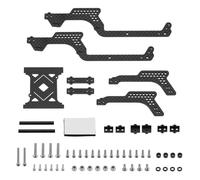 VVHKMSIL Carbon Fiber Chassis Frame Tray Compatible With 1 18 Scale RC Crawler Models Like Bronco K10, Fits 4M-89 And 4M-78(Chassis Kit)