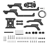 VVHKMSIL Carbon Fiber Chassis Frame Tray Compatible With 1 18 Scale RC Crawler Models Like Bronco K10, Fits 4M-89 And 4M-78(Chassis Battery Tray)