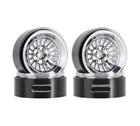 VVHKMSIL CNC Aluminium 1.3 Beadlock Wheel Rim Compatible With 1/24 1/18 RC Crawler Car Models(W1303SR)
