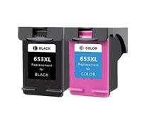 VVHKMSIL Compatible 653XL Ink Cartridge Compatible DeskJet Advantage 6075 6475 Printers(1 SET)