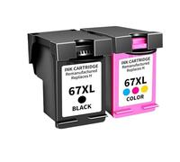 VVHKMSIL Compatible 67XL Compatible Ink Cartridge For 67XL 4140 4152 4155 4158 1225 2732 2752 1225 2774 6052 6055 printer(1 SET)