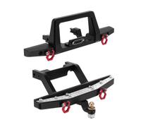VVHKMSIL Compatible CNC Aluminum Front Rear Bumper Upgrade For 1/18 Scale RC Crawler Model 4M-41(Both)