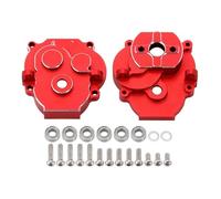 VVHKMSIL Compatible CNC Aluminum Transmission Case With Bearings For 1/18 Scale RC Crawler Upgrade Part 4M 51(Red)