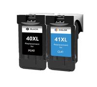 VVHKMSIL Compatible PG40 CL41 Ink Cartridge With Printer Models MP140 MP150 MP160 MP180 MP190 MP210 MP220 MP450 MP470(1 Set)