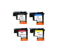 VVHKMSIL Compatible Printhead C4820A C4821A C4822A C4823A For 80 Designjet 1000 1000plus 1050 1055 For80 Printer(4PCS)