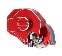 VVHKMSIL Compatible Transmission Gearbox CNC Aluminium For 1:24 Scale RC Crawler Car Upgrade Fits SCX24 Deadbolt C10 Bronco(Red Grey)