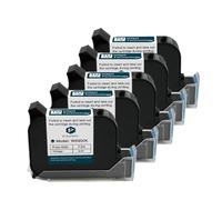 VVHKMSIL Compatible With 12.7mm Ink 1/3/5/10pcs Solvent Ink Handheld Online Inkjet Printer Cartridge Quick Dry Black Parts(5PCS)
