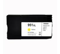 VVHKMSIL Compatible With 950XL 951XL 950 951 Ink Cartridge Universal Fit For Officejet Pro 8100 8600 8610 8620 8630 251dw 276dw Printer(Yellow)