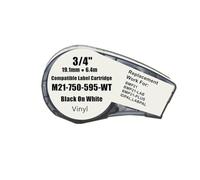 VVHKMSIL Compatible With BMP21 BMP21-PLUS IDPAL LABPAL Printer Replacement Labeling Tape M21-750-595 Ribbon Cartridge 19.1mm