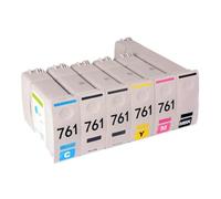 VVHKMSIL Compatible With DesignJet T7100 T7200 Printer Models Replacement For 761 Ink Cartridge Full With Pigment Ink(1 Set)