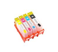 VVHKMSIL Compatible With DeskJet Ink Advantage 3525 4615 4625 5525 6525 Printer Models 655 670 Refillable Ink Cartridge With ARC Chip(HP670)