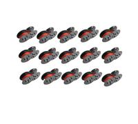 VVHKMSIL Compatible With GR24BR Typewriters Olympia Double Pack DIN 2103 DIN 32755 Black Red 12.7mm X 5.5m(15 Pcs)