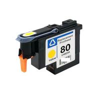 VVHKMSIL Compatible With Printhead For Printer Models 80 Print Head Designjet 1050 1055 1055cm 1050c Plus For Part Number C4820A C4821A C4822A C4823A(Yellow)