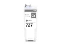 VVHKMSIL Compatible With Refillable Ink Cartridge With Permanent Chip For 727 727XL 300ML DesignJet T920 T930 T1530 T2500 T2530 T1500 Printer(Gray)