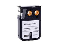 VVHKMSIL Compatible With XTL XTL-300/500 Printer Models Label TAPE 1868751 Cartridge Black On White All-Purpose Labels 12mm*7m(1 Pcs)