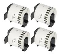 VVHKMSIL DK22205 Label Paper 62mm x 30.48m Continuous Compatible QL800 QL580N QL700 QL1050N QL1115NWB QL1100 QL500 QL560(4 pcs)