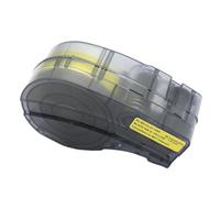 VVHKMSIL Label Tape M21-1500-427-YL 1500mm X 12mm Compatible With Label Printer Models BMP21 M210 M211(2 pcs)