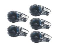VVHKMSIL M21-750-499 Nylon Cloth Ribbon Cartridge Black on White Compatible BMP21-PLUS Handheld Label Printer(5 Pcs)