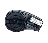 VVHKMSIL M21-750-595 Label Tape Ribbon 19.1mm X 6.4m Black On White Compatible With BMP 21 IDPal LABPAL Printer(5 pcs)