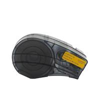 VVHKMSIL M21-750-595 Label Tape with Chip Compatible M210 M211 Handheld Label Printer(Black on Orange)