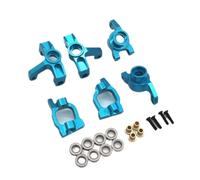 VVHKMSIL Metal Upgrade Fittings C Seat Steering Cup Rear Wheel Seat 3 Piece Compatible With Relalo AM X12 AM D12 14015 14005E(SKY BLUE)