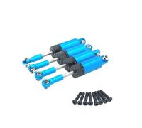 VVHKMSIL Metal Upgrade Hydraulic Front And Rear Shock Absorbers Compatible With RC Car Accessories HS18301-02 18311-12 18321-22(Blue)
