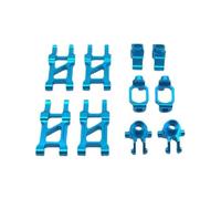 VVHKMSIL Metal Upgrade Swing Arm Steering Cup C Seat Rear Cup 5 Piece Set Compatible With SuBo 1/12 BG1513 BG1518 RC Car(SKY BLUE)