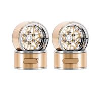 VVHKMSIL ModuWheel 1.0 Brass Aluminum Beadlock Wheels Compatible With 1/18 1/24 RC Crawlers