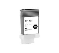 VVHKMSIL PFI-107 Refillable Ink Cartridge with Chips 130ML 6Colors for iPF670 iPF680 iPF685 iPF770 iPF780 iPF785 130ml(Matte Black)