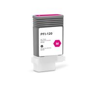 VVHKMSIL PFI120 Refillable Ink Cartridge With Permanent Chips Compatible With Printer Models TM-200 TM200 TM-205 TM-300 TM-305 TM300 130ML(Magenta)