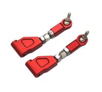 VVHKMSIL Rear Upper Rocker Arm Components Metal Parts 1/10 Scale Compatible With HNR H9802 H9803 Horse E30 Version Remote Control Car(Red)