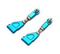 VVHKMSIL Rear Upper Rocker Arm Components Metal Parts 1/10 Scale Compatible With HNR H9802 H9803 Horse E30 Version Remote Control Car(BLUE)