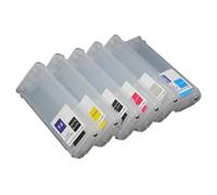 VVHKMSIL Refillable 72 Ink Cartridge With Auto Reset Chip Compatible With Designjet T610 T620 T770 T790 T795 T1100 T1300 T2300 Plotter Printer Models