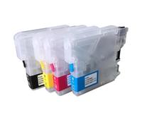 VVHKMSIL Refillable Ink Cartridge Compatible DCPJ125 185C 195C J315W DCPJ140W J145W LC38 LC39 LC61 LC65 LC980 LC985 LC990 LC1100