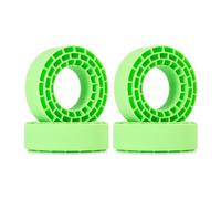 VVHKMSIL Rubber Insert Foam Compatible With 95-97mm 1.55" Tires Upgrade Part Universal Fit(Green)